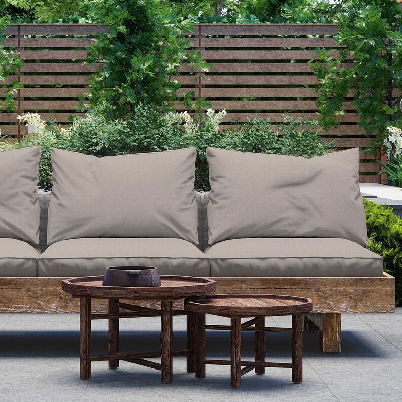 Outdoorstof Canvas Effen – lichtgrijs,  image number 5