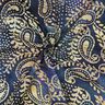 Fijne katoenen batist Batik-paisley – oceaanblauw/zand,  thumbnail number 3