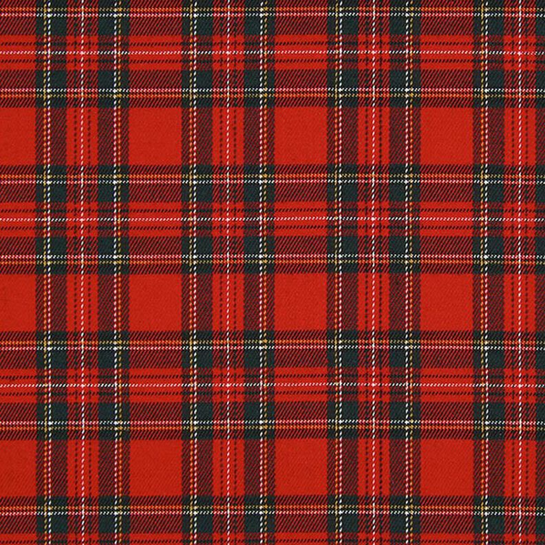 Schotse ruit tartan ruit klein – rood,  image number 1