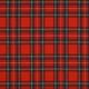 Schotse ruit tartan ruit klein – rood,  thumbnail number 1