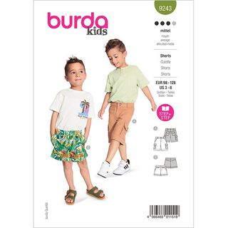 Shorts  | Burda 9243 | 98-128, 