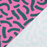 French Terry Playful | Nerida Hansen – pink/petroleum,  thumbnail number 4