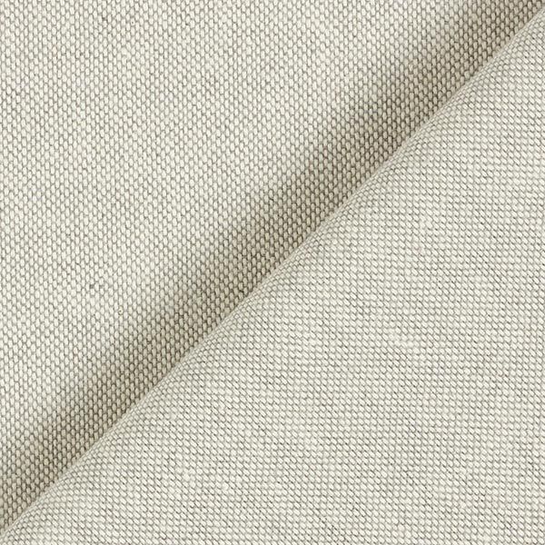 Decostof half panama Chambray gerecycled – zilvergrijs/natuur,  image number 3