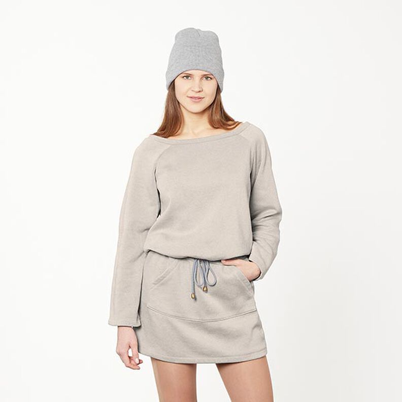 Sweatshirt geruwd – lichtbeige,  image number 7