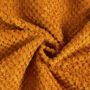 Bekledingsstof zacht structuurpatroon – currygeel, 