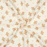 GOTS Mousseline/dubbel gehaakte stoffen Vogels en harten | Poppy Fabrics – ecru,  thumbnail number 4