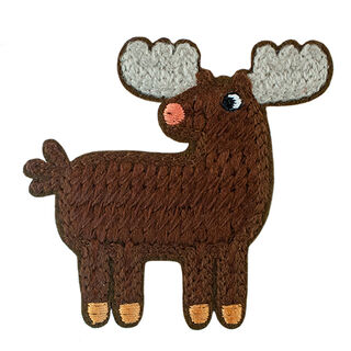 Applicatie  Eland [ 7 x 7 cm ] – bruin, 
