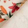Decostof half panama floraal – perzik/natuur,  thumbnail number 4