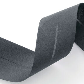 Biasband Polycotton [50 mm] – donkergrijs, 
