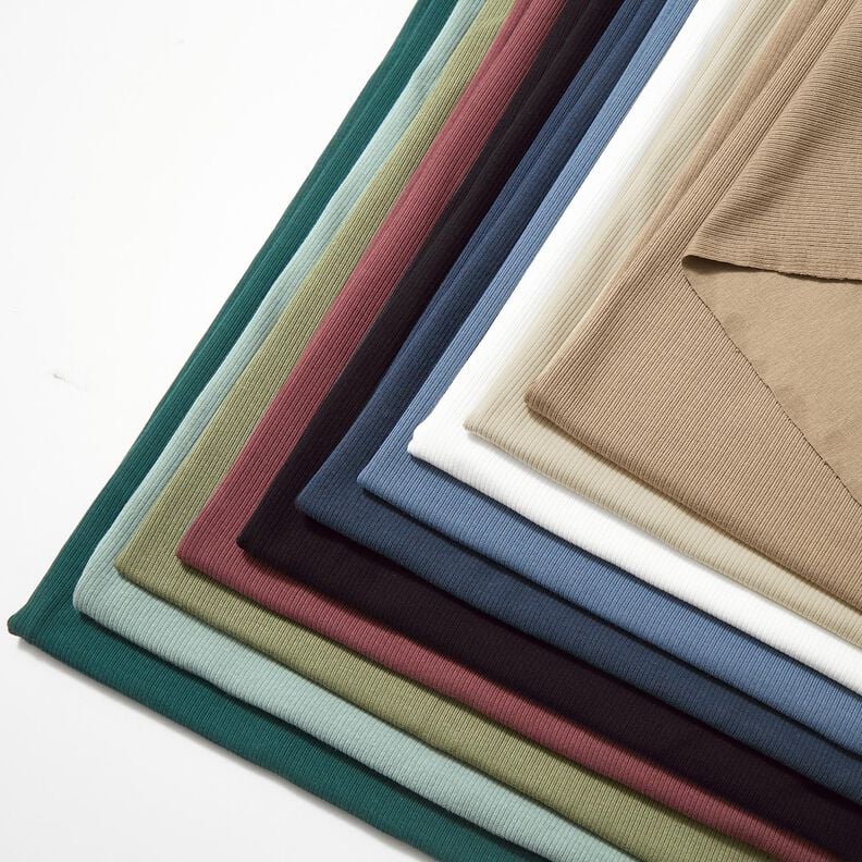 Ribjersey fijne 2-1-1-1 ribbels – taupe,  image number 5