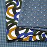 Gecoate katoen Vakken pauw-look – blauw,  thumbnail number 6