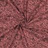 Mousseline/dubbel gehaakte stoffen tweekleurige bloemen  | Poppy Fabrics – donker oudroze/zwart,  thumbnail number 3