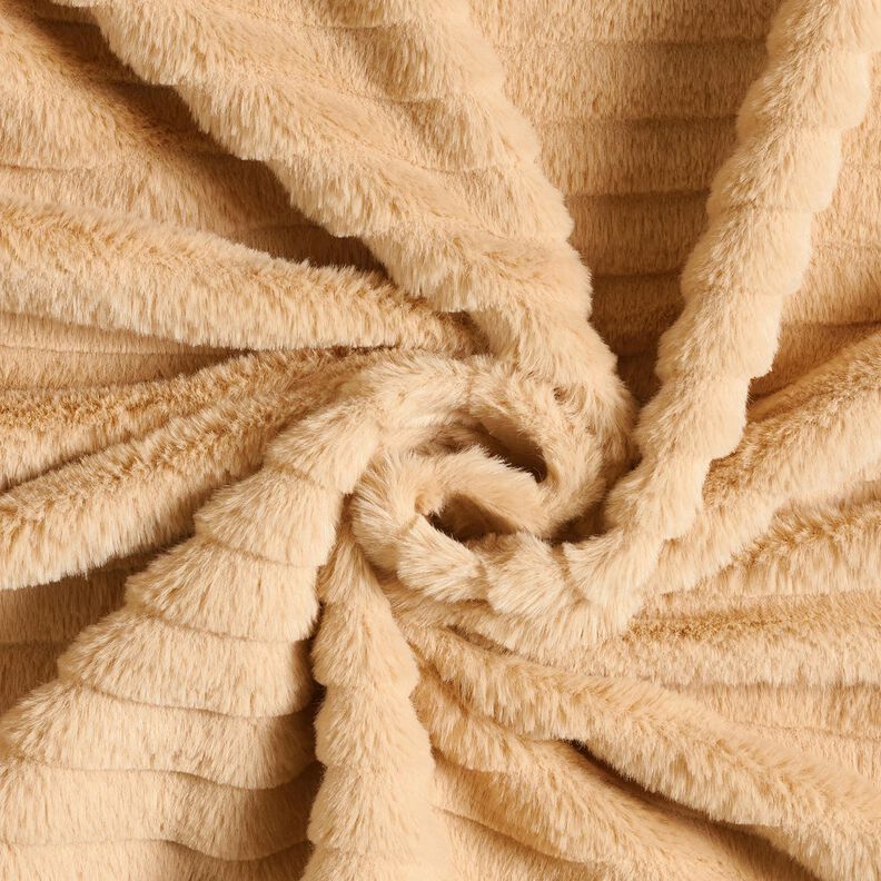 Imitatiebont brede horizontale strepen – beige, image number 3