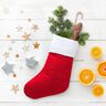 Katoenen stof Popeline Feestelijke takken – donkerrood,  thumbnail number 5