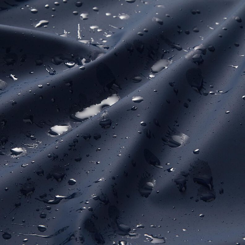 Regenjasstof effen – marineblauw,  image number 3