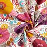 Katoenen stof cretonne Bloemen – rood,  thumbnail number 3