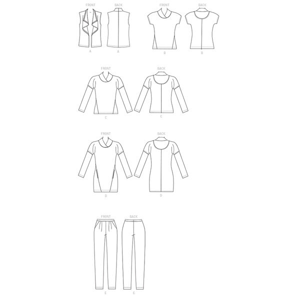Top|jurk|vest|broek, Butterick 6388|30 - 40, image number 7