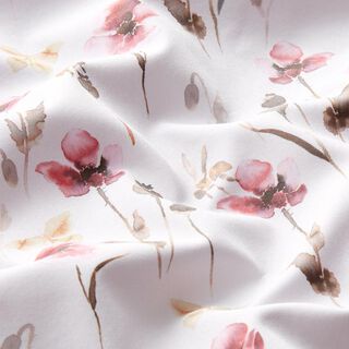 Softshell Delicate bloemen Digitaal printen – ecru/roos, 