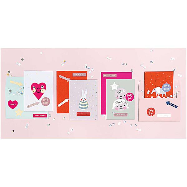 DIY-KAART HALLO BABY KINDERGEZICHTEN | RICO DESIGN, image number 4