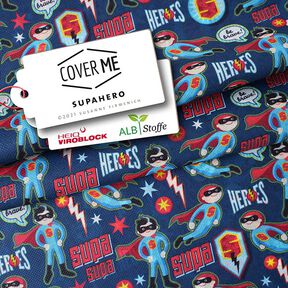 SHIELD CoverMe HEIQ Viroblock Supahero – marineblauw | Albstoffe, 