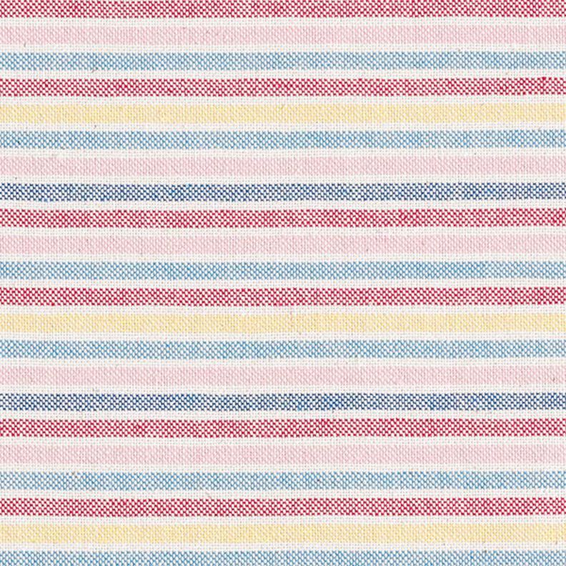 Decostof Half panama veelkleurige strepen gerecycled – purper,  image number 1