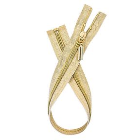 Ritssluiting oud goud metalen deelbaar | oud goud metalen | Prym, 
