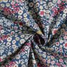 Decostof Half panama Bloemetjes – marineblauw,  thumbnail number 3