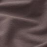 Licht katoenen sweatstof effen – donkerbruin,  thumbnail number 4