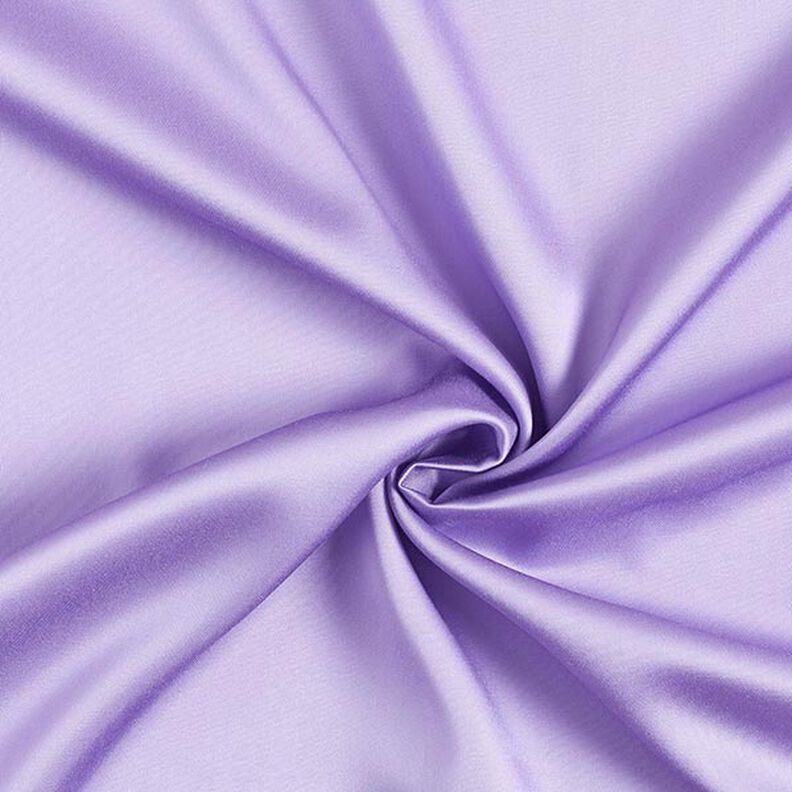 Viscose satijn Effen – pastellila,  image number 1