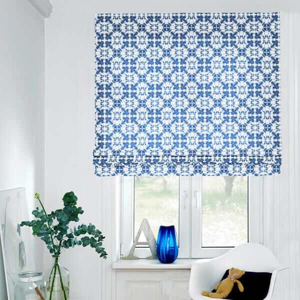 Decostof canvas Batik – blauw/wit, image number 11
