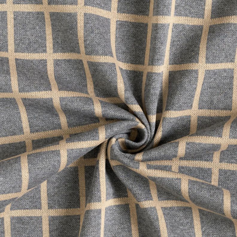 Romaniet jersey ruiten – grijs/beige,  image number 4