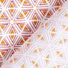 Katoenen stof Cretonne Geometrische vormen – wit/currygeel,  thumbnail number 4