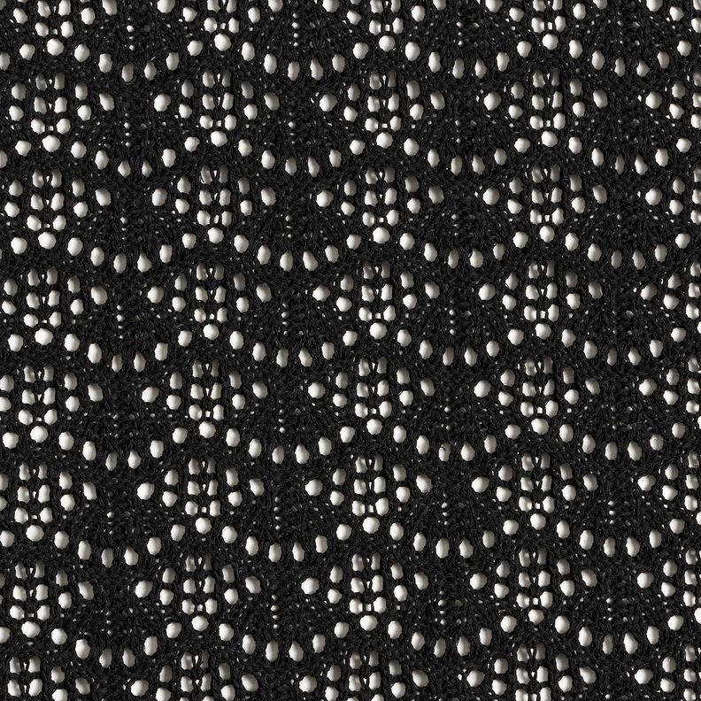 Gebreide stof golfpatroon &ndash; zwart,  image number 1