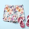 GOTS Katoenjersey Aquarel bloemenweide Digitaal printen – ivoor,  thumbnail number 6