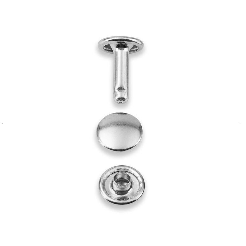 Holle klinknagels 6-9mm klembereik [12 stuks | Ø 9 mm] | Prym – zilver metalen,  image number 2