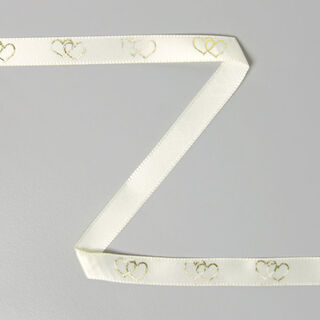 Satijnband Dubbel hart 2, 