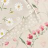 Decostof Half panama kleine bloesems – natuur/wit,  thumbnail number 5