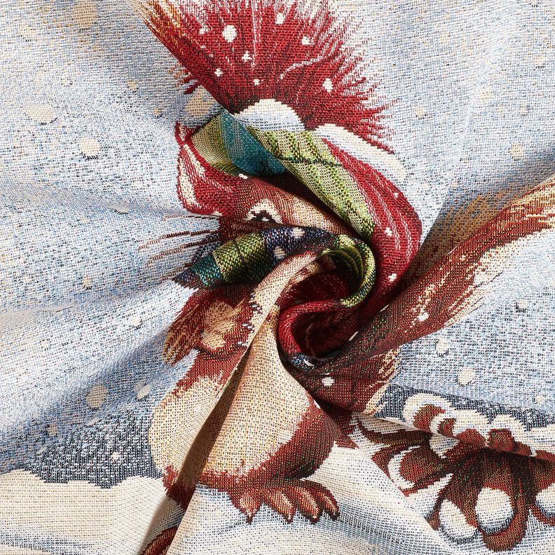 Decopaneel Gobelin schattige eekhoorn – lichtbeige/brons,  image number 3