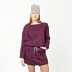 GOTS French Terry sommersweat | Tula – aubergine,  thumbnail number 5