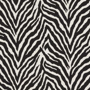 Decostof Jacquard Zebra – ivoor/zwart, 