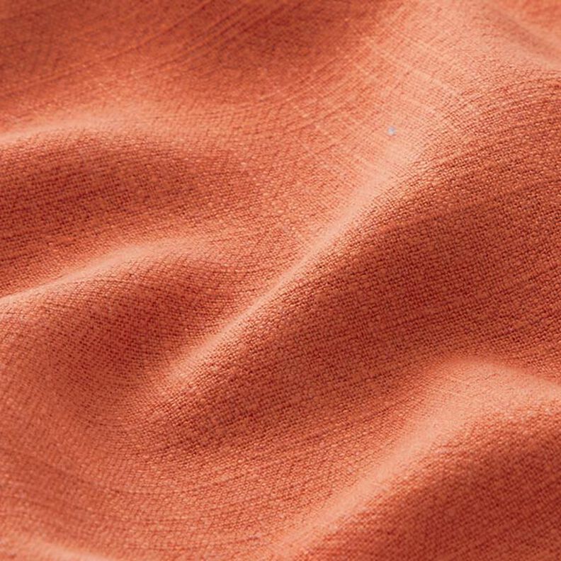 Viscose-linnen-stof – terracotta,  image number 3