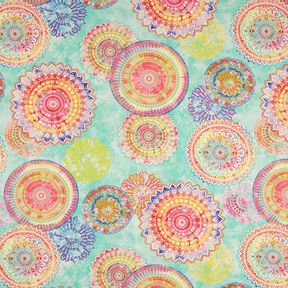 Outdoorstof Canvas Mandala – mint, 