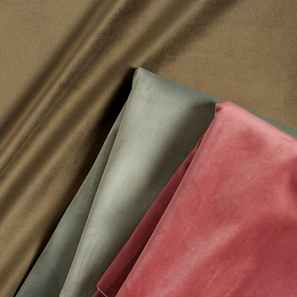 Bekledingsstof Fluweel – roze,  image number 4