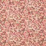 Viscosestof Bloemenweide – rood/zwart,  thumbnail number 1