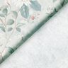 Katoenen stof Popeline Fijne bloesemtwijgjes – zilverblauw,  thumbnail number 4
