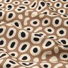 Decostof Half panama abstract luipaardpatroon – lichtbruin/cashew,  thumbnail number 2