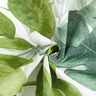 Decostof Canvas grote monsterabladeren – wit/grasgroen,  thumbnail number 3
