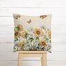 Decopaneel Gobelin Zonnebloemen – lichtbeige/zonnegeel,  thumbnail number 6