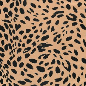 Romaniet jersey Luipaardprint – mocca/zwart, 