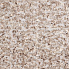 Zachte mesh pailletten – goud metallic, 